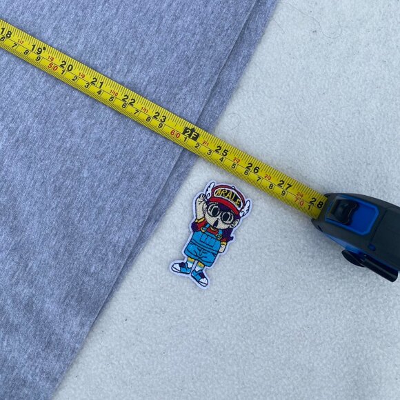 Vintage Y2K 2000s Little Big Dogs Grey Cheerleader Graphic Tee Shirt Small 16/18 - Picture 7 of 8